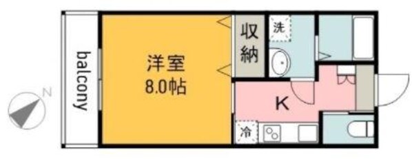 ピーエス庚午北の物件間取画像